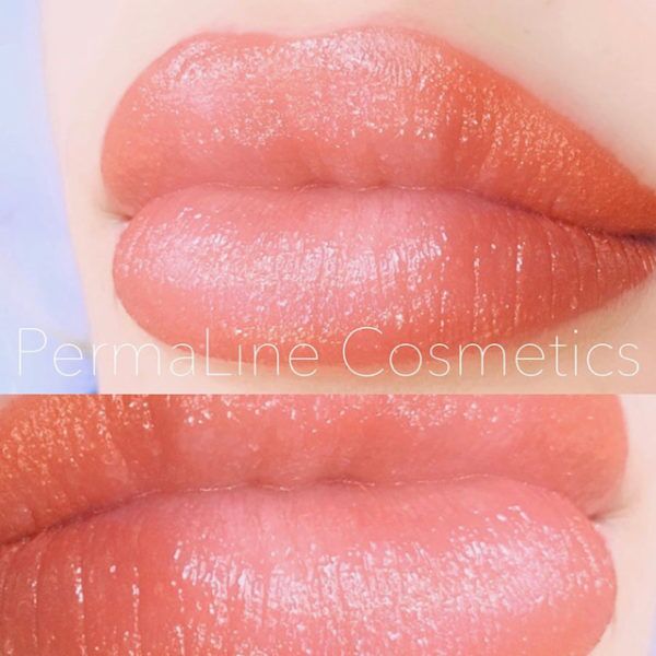 A close up of a woman's lips.